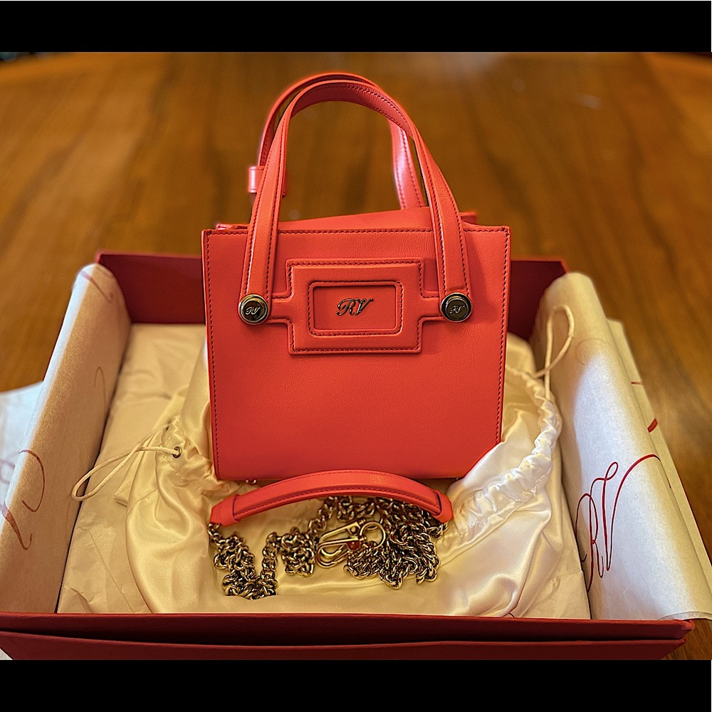 ROGER VIVIER Viv Sellier mini leather tote
